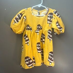 Hugo Loves Tiki Yellow Terry Dress - 2T